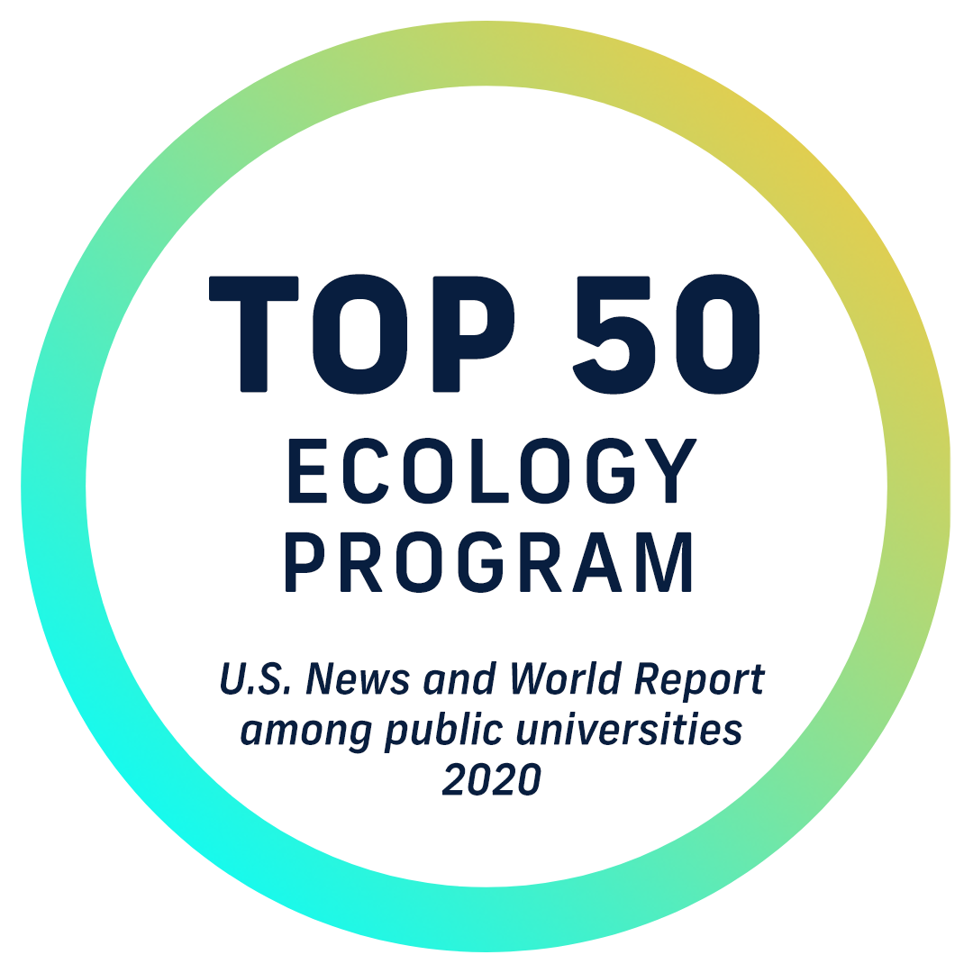 Top 50 ecology program - U.S. News and World Report - among public universities 2020