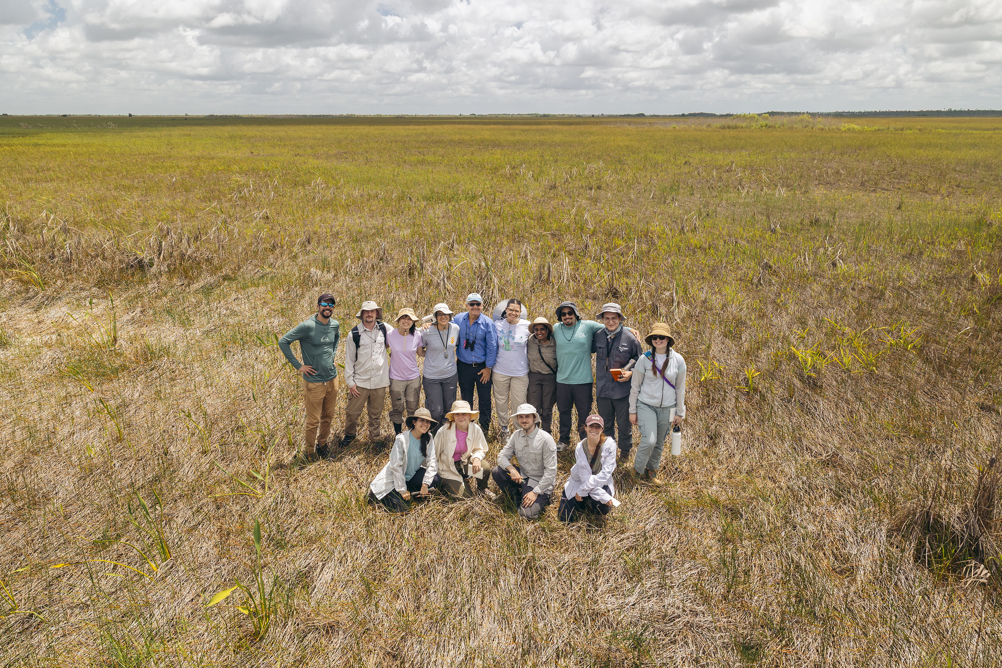 Tropical Botany students conducting fieldwork in a South Florida natural area