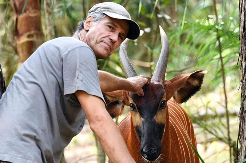 Paul Reillo with Bongo