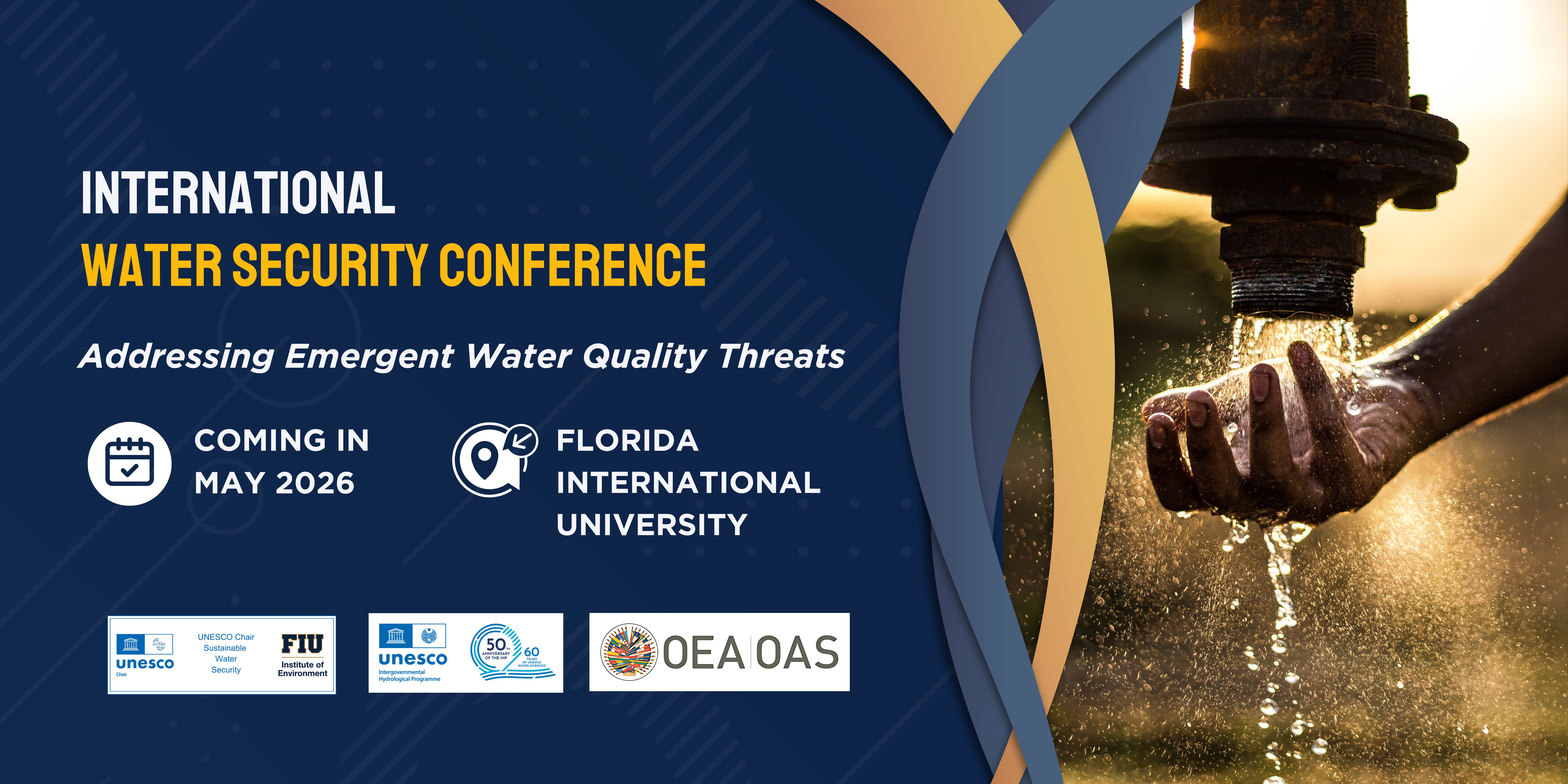 International Water Conference: Addressing Emergent Water Quality Threats Banner