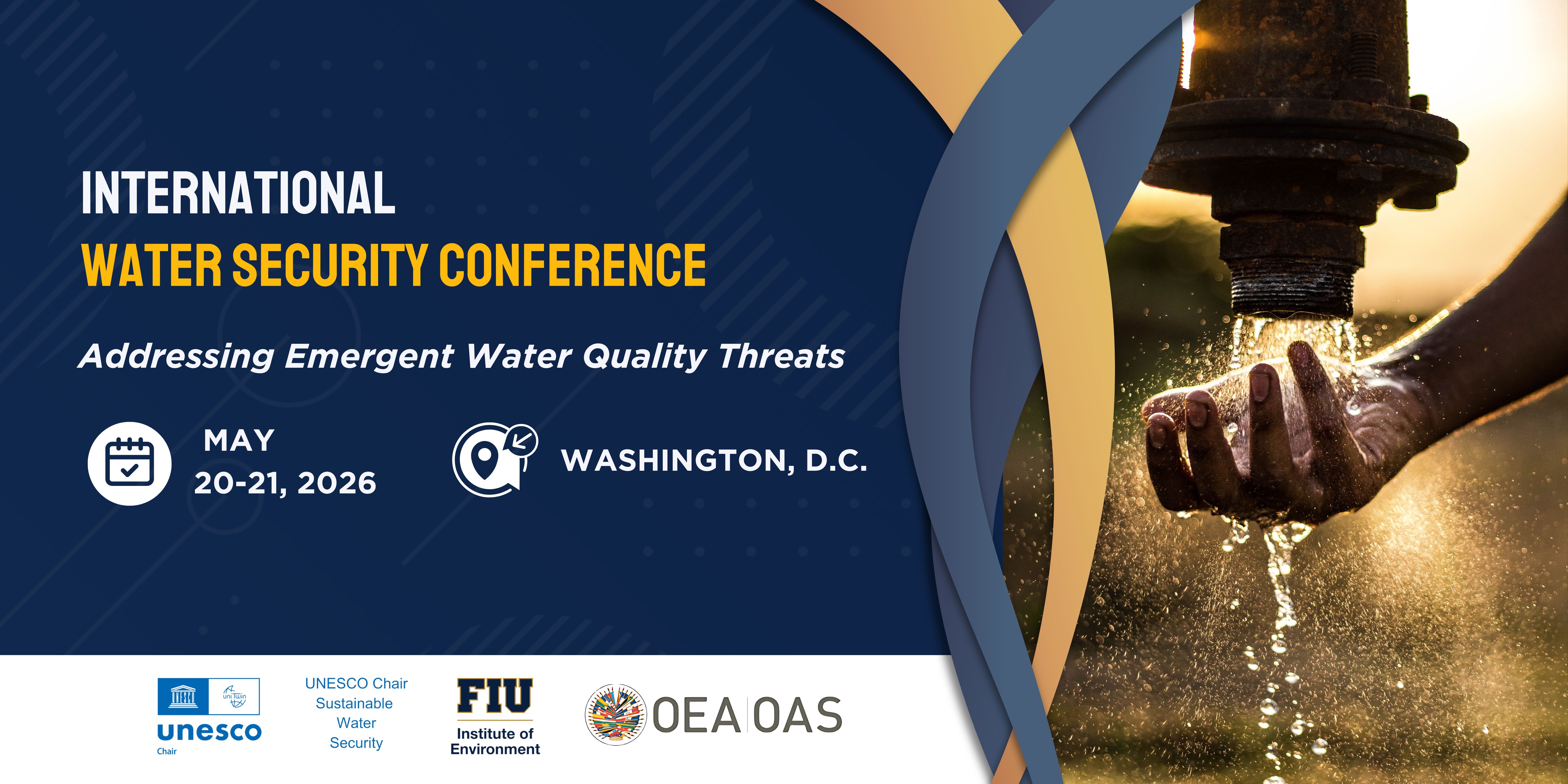 International Water Conference: Addressing Emergent Water Quality Threats Banner